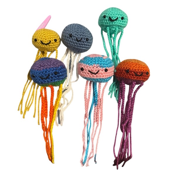 Other - Buy Now- Hand Crochet “Joyful Jellyfish”